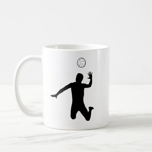 volleyball  coffee mug (Left)