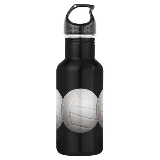 Volleyball custom 532 ml water bottle (Front)