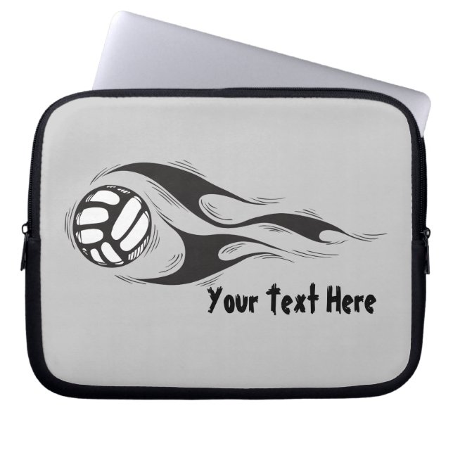 Volleyball (customisable) laptop sleeve (Front)