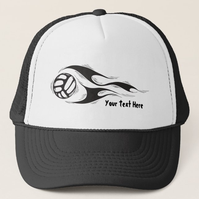Volleyball (customisable) trucker hat (Front)