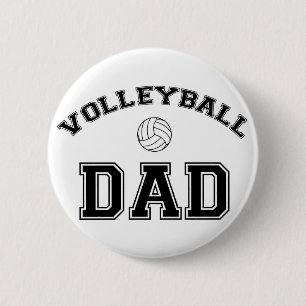 Volleyball Dad 6 Cm Round Badge