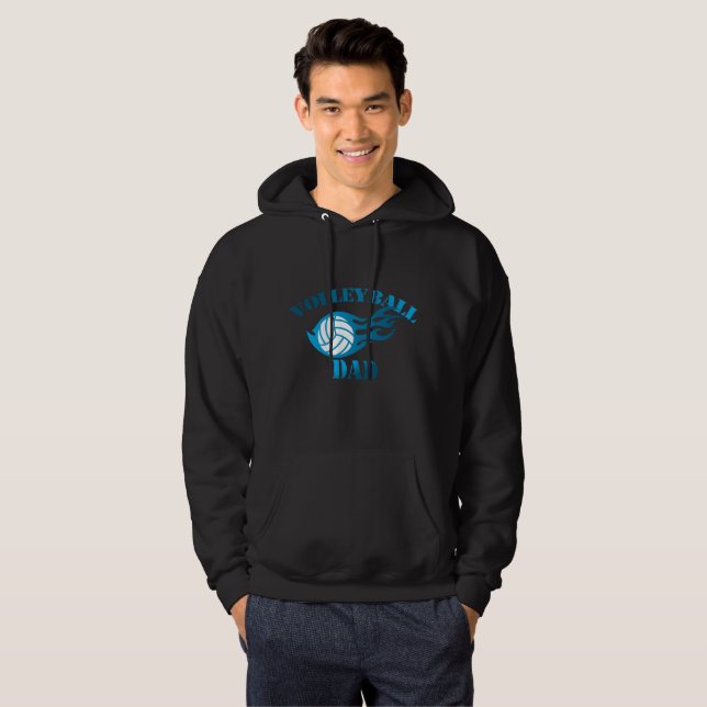 Volleyball Dad Hoodie (Front Full)