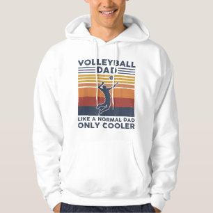 Volleyball Dad Like A Normal Dad Only Cooler Vinta Hoodie