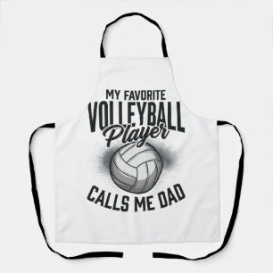 Volleyball Dad My Favourite Player Calls Me Dad De Apron