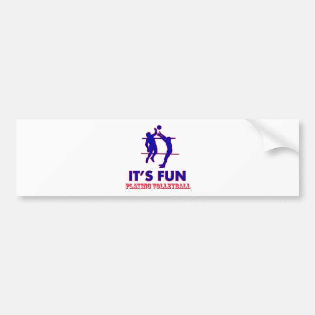 volleyball Designs Bumper Sticker (Front)