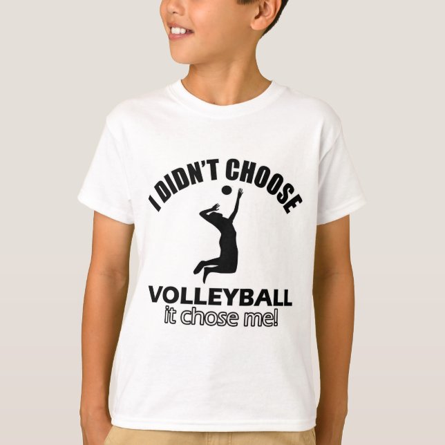 volleyball Designs T-Shirt (Front)