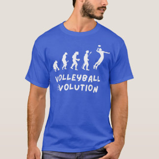 Volleyball Evolution Funny  T-Shirt