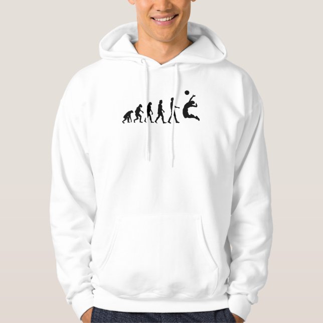 Volleyball Evolution Hoodie (Front)