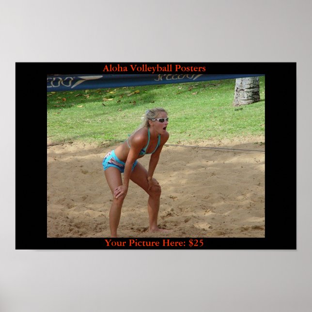 Volleyball Expressions Poster (Front)