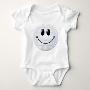 Volleyball Face Baby Bodysuit