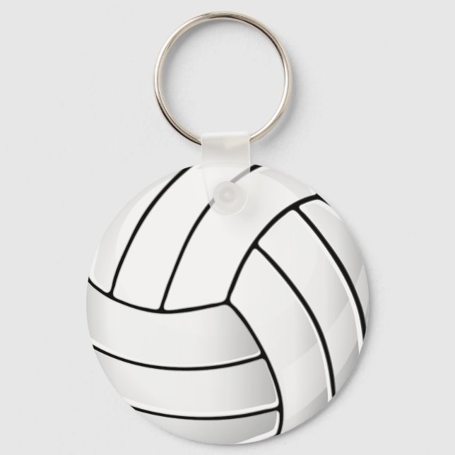 Volleyball Fan Key Ring (Front)