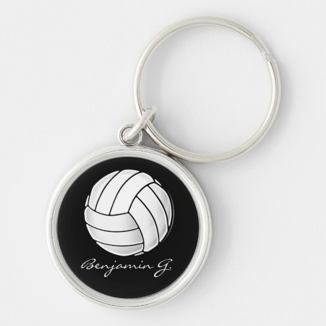 Volleyball Fan Key Ring (Front)