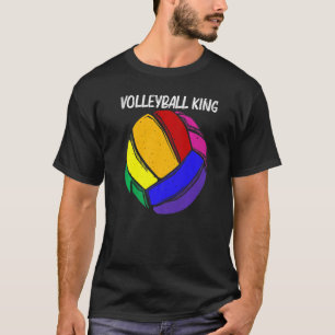Volleyball For Men Boys Volleyball Sport Player T-Shirt