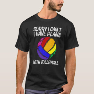 Volleyball For Men Women Volleyball Sport Player T-Shirt