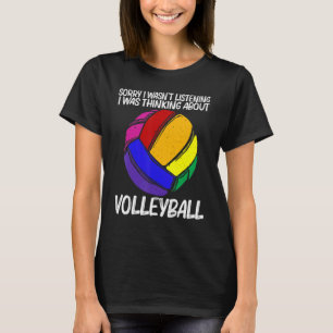 Volleyball For Men Women Volleyball Sport Player T-Shirt