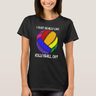Volleyball For Men Women Volleyball Sport Player T-Shirt