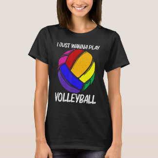 Volleyball For Men Women Volleyball Sport Player T-Shirt