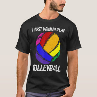 Volleyball For Men Women Volleyball Sport Player T-Shirt
