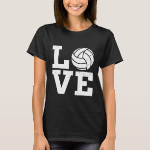 Volleyball  For Teen Girls Boys Women Men Love T-Shirt