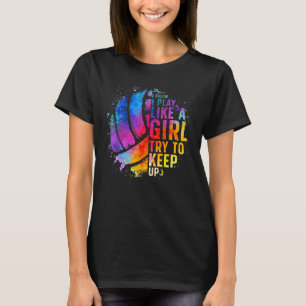 Volleyball For Teen Girls Women College Volleyball T-Shirt