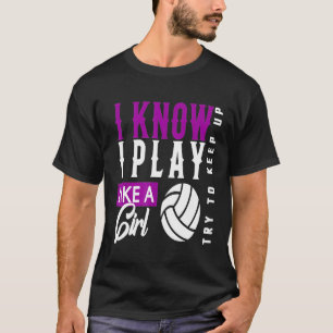 Volleyball  For Teen Girls  Youth Volleyball T-Shirt