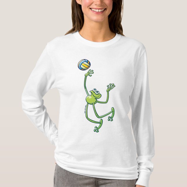 Volleyball Frog T-Shirt (Front)