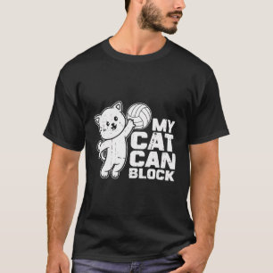 Volleyball Fun Beach - Vball Volleyball Cat T-Shirt