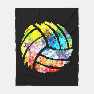 Volleyball Fun gifts for dad mum player coach Fleece Blanket