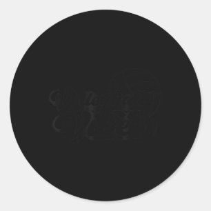 Volleyball Game Day Vibes Volleyball Mom Mother's  Classic Round Sticker