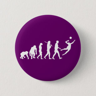 Volleyball Gift 6 Cm Round Badge