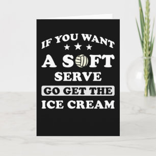 Volleyball Gift funny Card