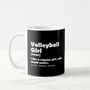 Volleyball Girl Funny Definition Volleyball Lover Coffee Mug