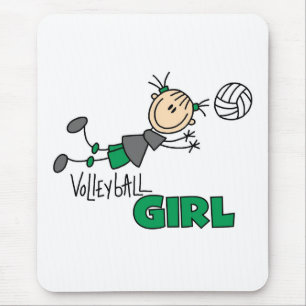 Volleyball Girl Mouse Pad