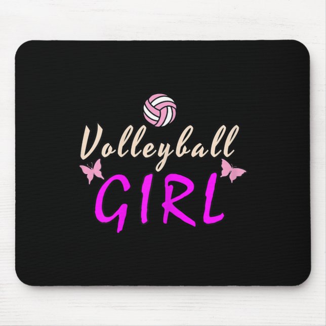 Volleyball Girl  Mouse Pad (Front)