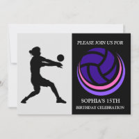 Volleyball Girl Player Birthday Party