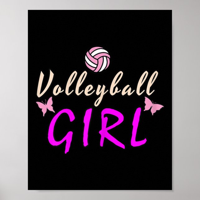 Volleyball Girl  Poster (Front)