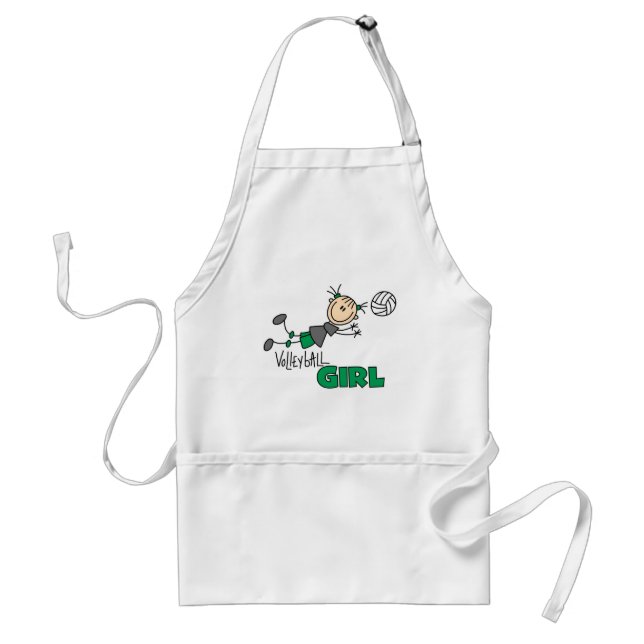 Volleyball Girl Standard Apron (Front)