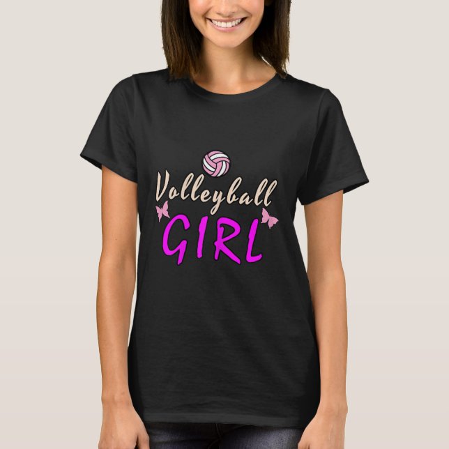 Volleyball Girl  T-Shirt (Front)