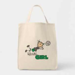 Volleyball Girl Tote Bag