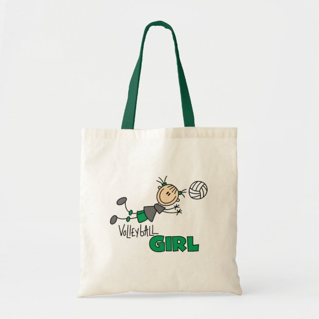 Volleyball Girl Tshirts and Gifts Tote Bag (Front)