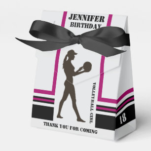 Volleyball Girl, Volleyball Player Gift, Birthday Favour Box
