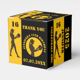 Volleyball Girl, Volleyball Player Gift, Birthday Favour Box