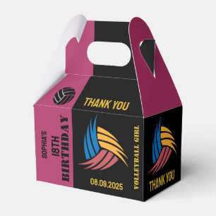 Volleyball Girl, Volleyball Player Gift, Birthday Favour Box