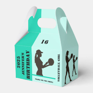 Volleyball Girl, Volleyball Player Gift, Birthday Favour Box