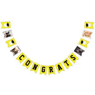 Volleyball Graduation Sports Yellow Bunting
