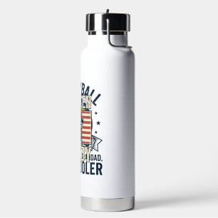 Volleyball Grandad Vintage Funny Shirt Design_1 Water Bottle
