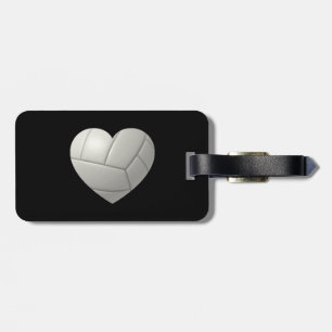 Volleyball Heart Luggage Tag