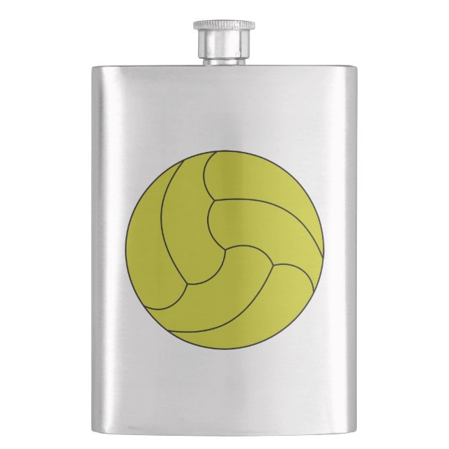 Volleyball Hip Flask (Front)