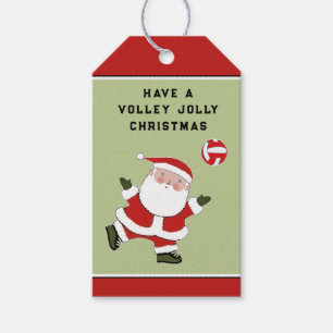 Volleyball Holiday Gift Tags