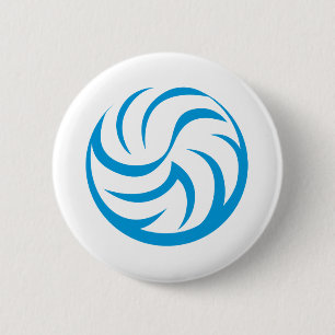 Volleyball Icon 6 Cm Round Badge